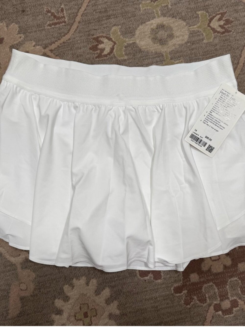 Court Rival High-Rise Skirt Size 14 NWT